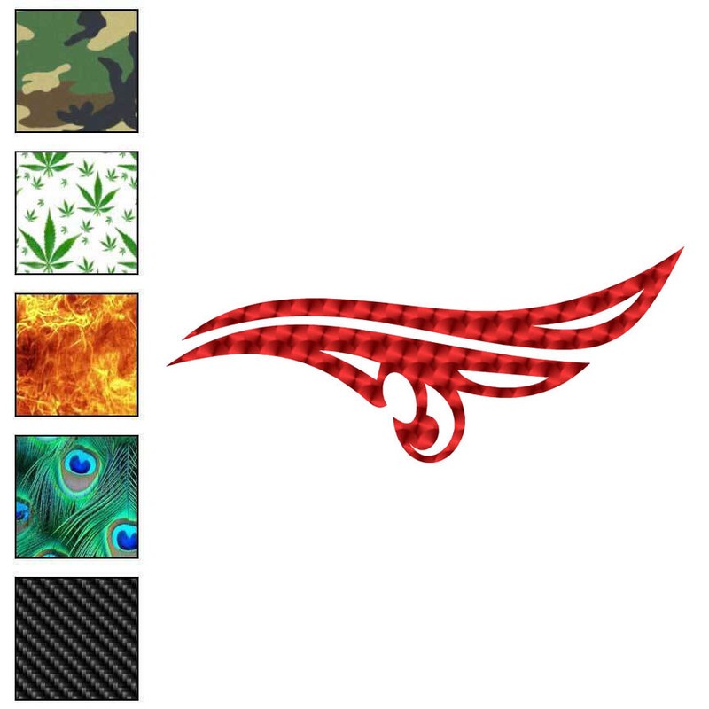 Pinstripe Design Flourish, Vinyl Decal Sticker, 40 Patterns & 3 Sizes, #7492