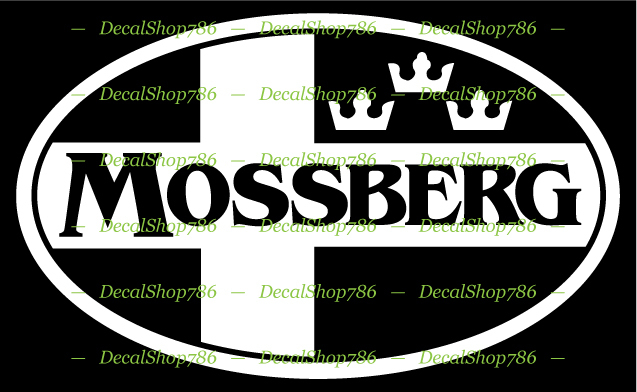 Mossberg Firearms – Hunting/Outdoor Sports – Vinyl Die-Cut Peel N’ Stick Decals