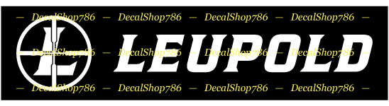 Leupold Optics – Scopes – Hunting/Shooting – Vinyl Die-Cut Peel N’ Stick Decal