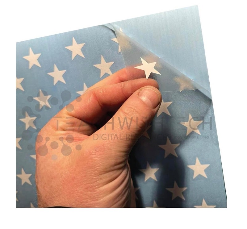 American Flag Vinyl Star Union Vinyl Application | DIY Wood Flag Stars Flagmaker gallery