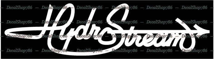 Hydro Stream Boats -Sports- Car/SUV/Truck Vinyl Die-Cut Peel N’ Stick Decals