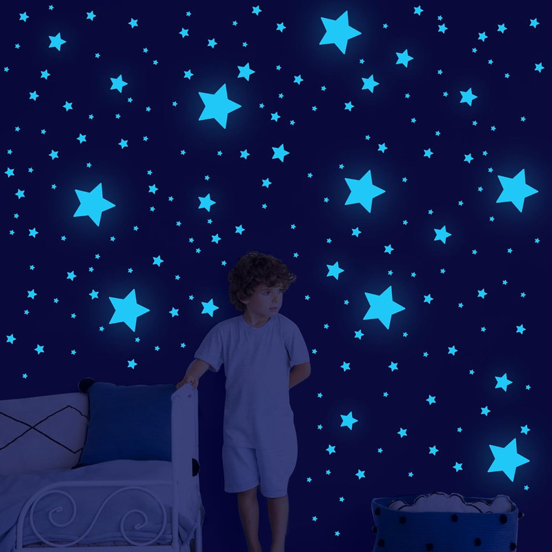 421Pcs Glow in the Dark Stars Ceiling Stars Glow in Dark Space Planet Universe G gallery