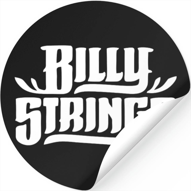 BILLY STRINGS *NEW* Sticker 4″ Round