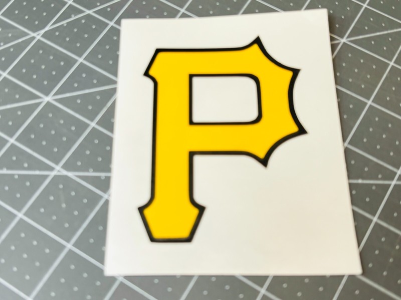 Pittsburgh Pirates "PGH" City Connect "PGH" Die Cut Vinyl Decal gallery