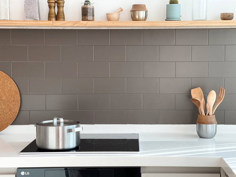 Peel & Stick Metal Tile kitchen backsplash 3.93″x7.87″(100MM x 200MM)