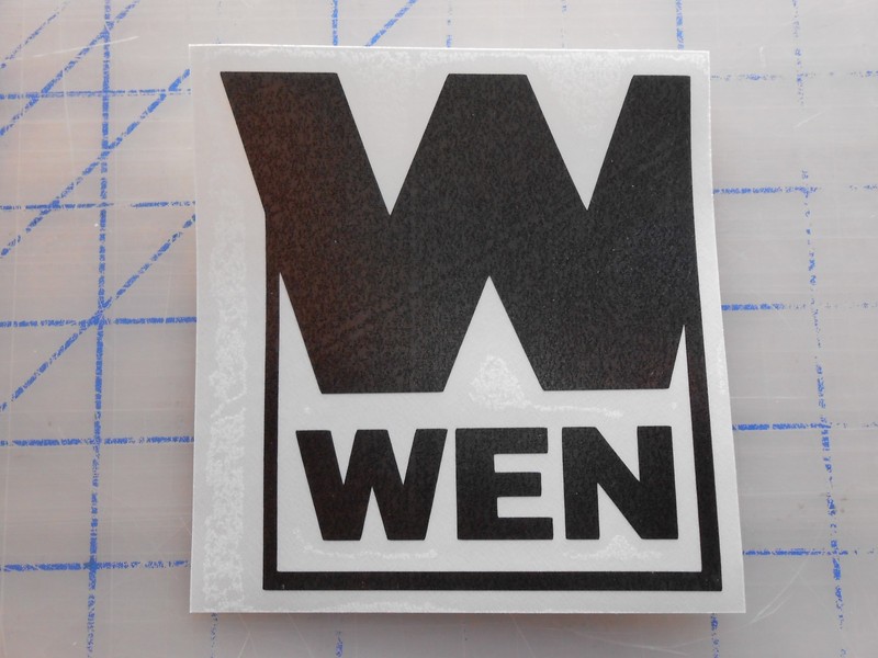 Wen Tools Decal 3″ 4″ 5.5″ Drill Nailer Gun Cordless 18v Grinder Saw Stapler Jig