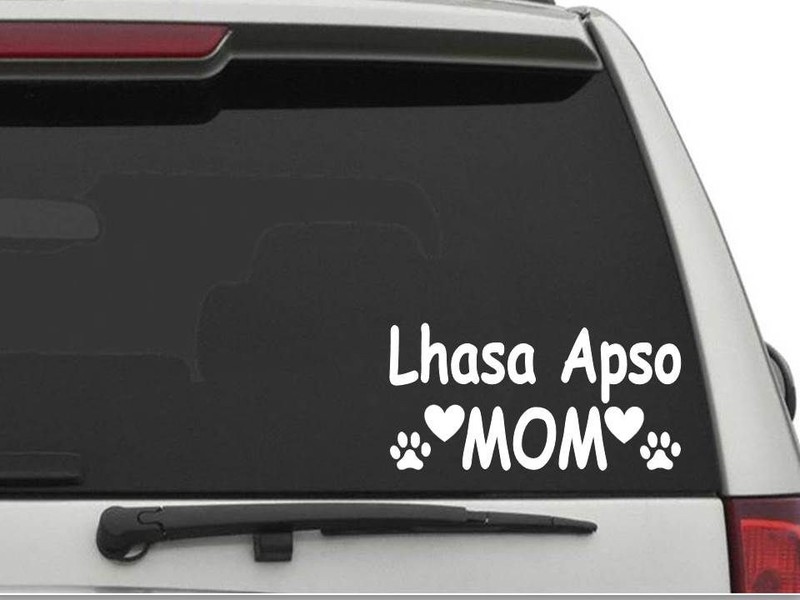 LHASA APSO MOM Decal Sticker CW511