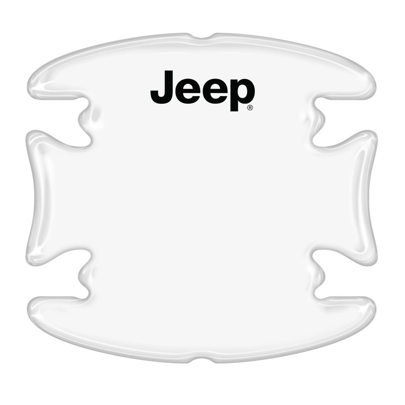Jeep Universal Car Door Handle Cup Protector Clear Decal Sticker