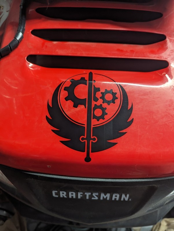 Brotherhood of Steel logo from Fallout video game series decal you choose color gallery
