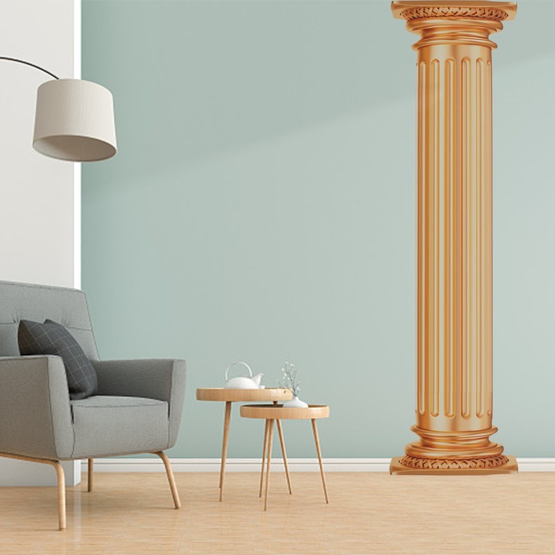 Stylish Wall Decor Stickers 3D Roman Column Design Easy to Apply and Remove gallery
