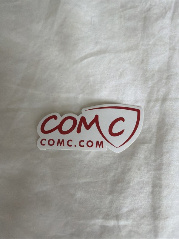 COMC Small 3″x1.25″ Logo Sticker Promo NEW Unused Check Out My Cards