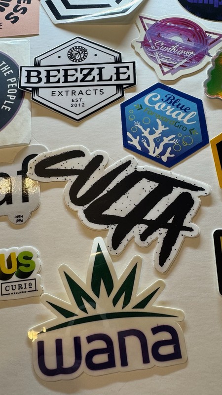 Cannabis Industry Promo Stickers Branded Marijuana Collectible 420 gallery
