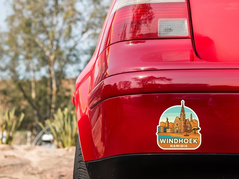 Windhoek Namibia Sticker Decal Vinyl Die-Cut City Skyline Landmark Design gallery