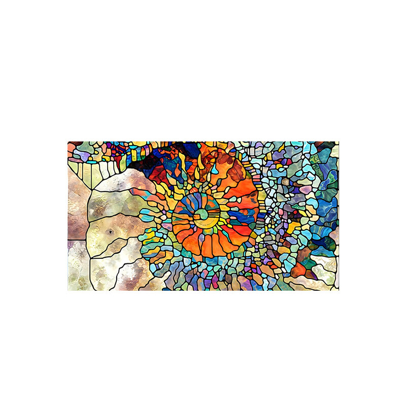 Static Cling Frosted Stained Privacy Glass Window Door 3D Sticker Film Decor+