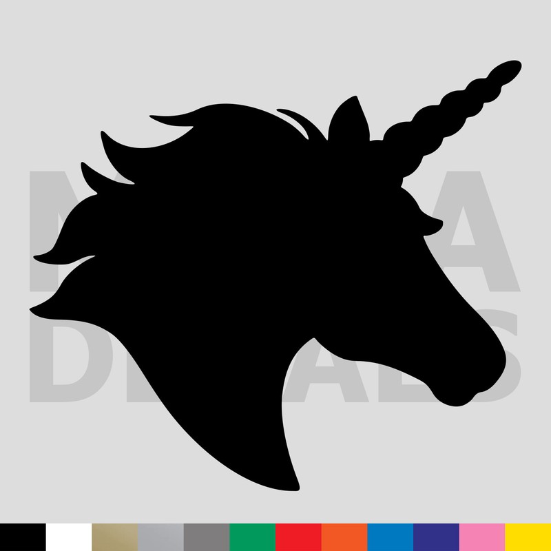 Unicorn Vinyl Die Cut Decal Sticker – Mythological Horn Horse