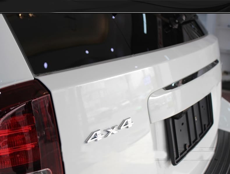 Luxury 2-Piece 3D Chrome 4x4 Logo Emblem Set for All Vehicles - Easy Install gallery