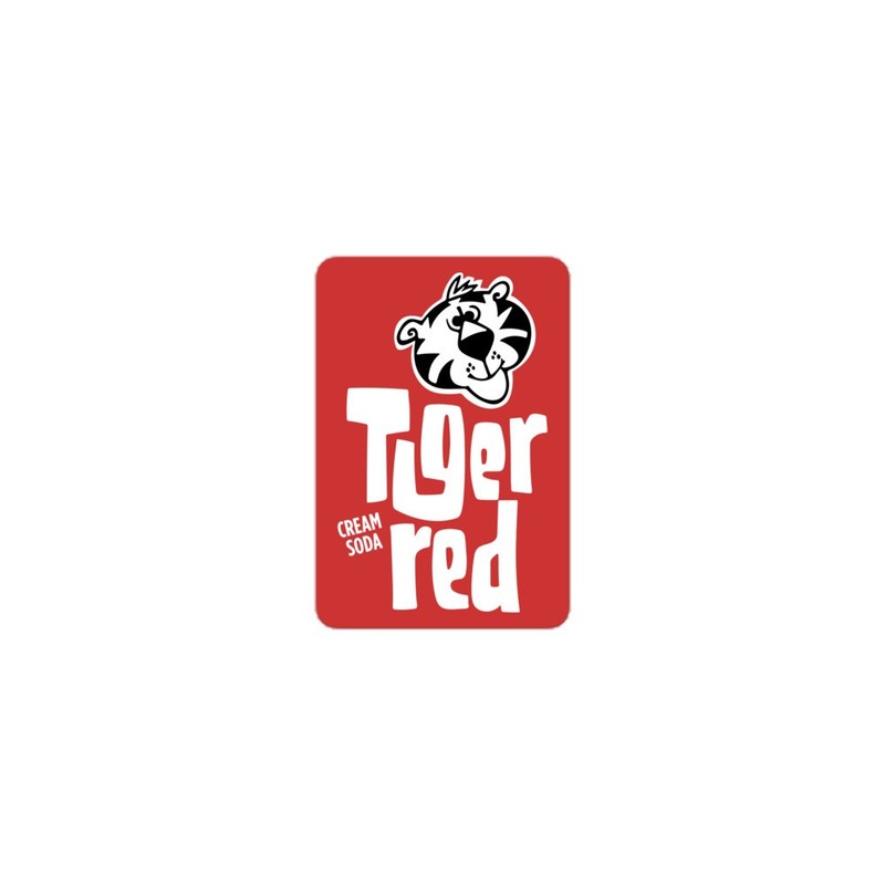 Tiger Red Cream Soda Retro Sticker – Bygone Brand