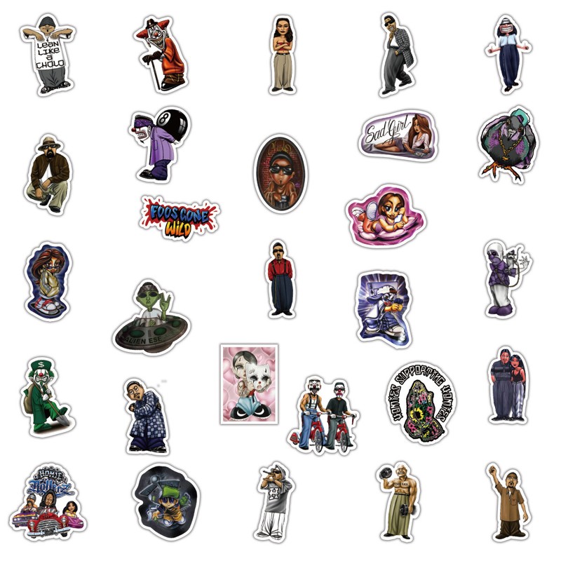 100Pcs Homies Sticker for Kids Teens Girls Scrapbooking Water Bottles gallery