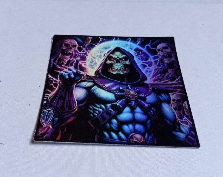 Skeletor Set Of 3 holographic Waterproof stickers gallery