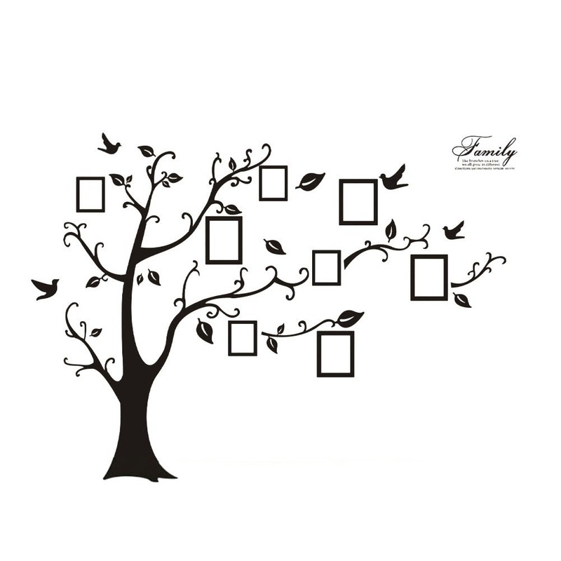 For Home Wall Decoration Wall Decal For Pictures Memory Tree 180x250CM DIY