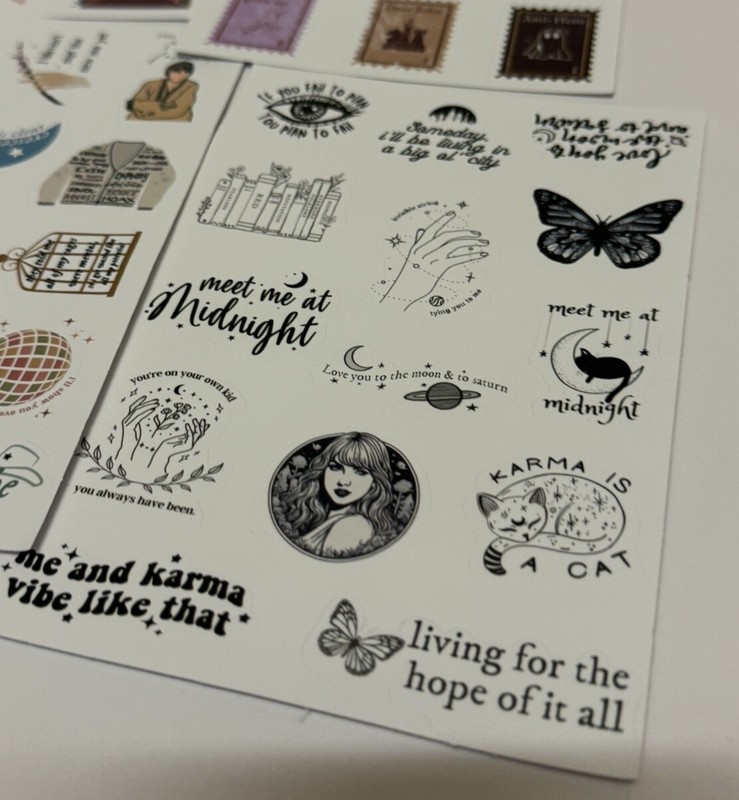 *100 Stickers!* Taylor Swift Eras Tour Music Stickers 100 Pcs W/ No duplicates! gallery