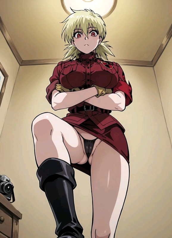 Seras Victoria Nsf Sticker. 3″x4″ Glossy Vinyl Print