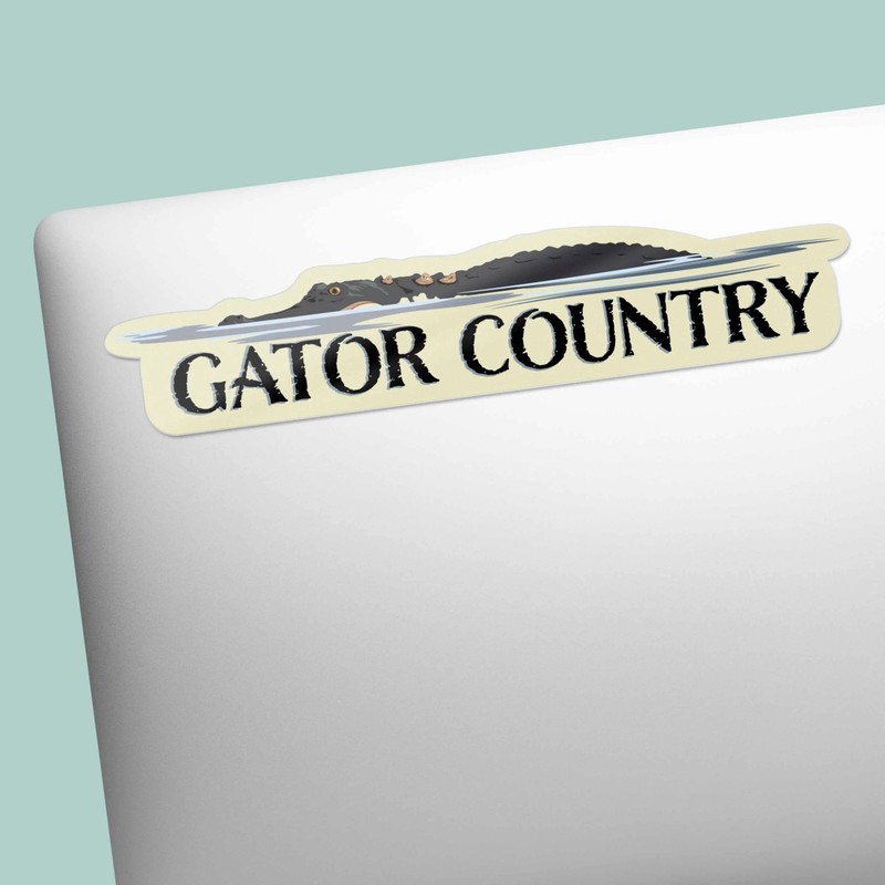 Gator Country Southern Sticker - Cool Florida Decals gallery