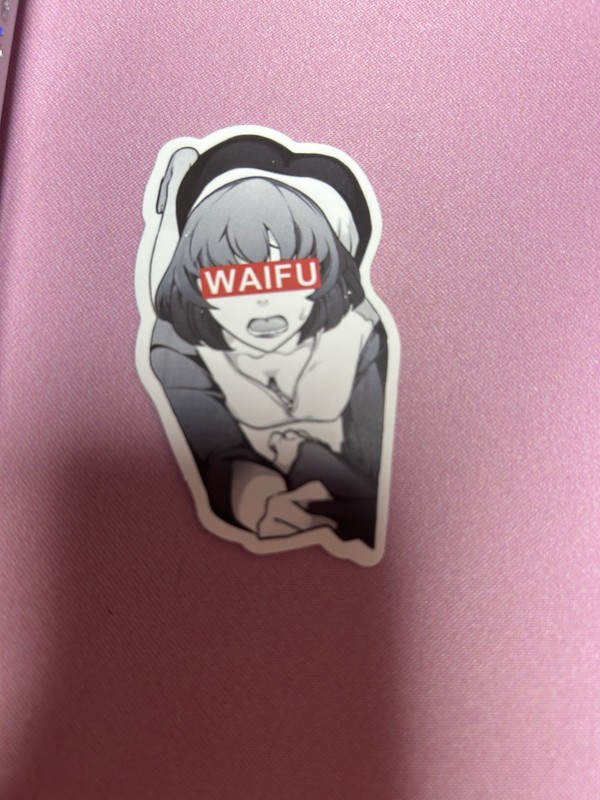 black and white waifu lewd stickers #15 gallery