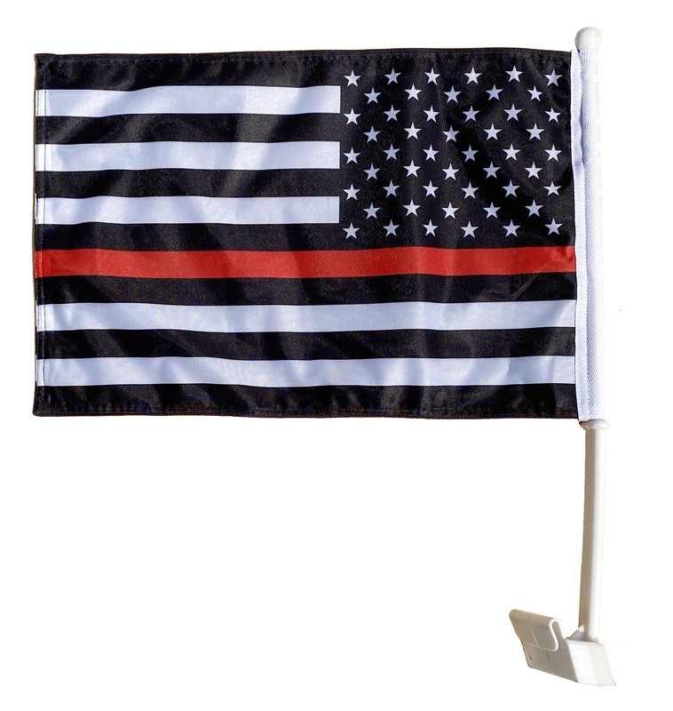 Premium Durable Double Sided Three Layers Heavy Duty Sleeve Car Flag 12“ x18”... gallery