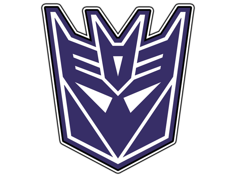 #2909 Transformers Decepticons Logo #1 Sticker Brand Waterproof Vinyl Decal Car