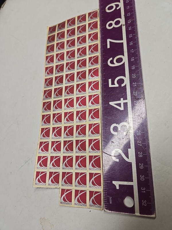 SKY Stickers (68) Saturn Emblem Logo Badge Script