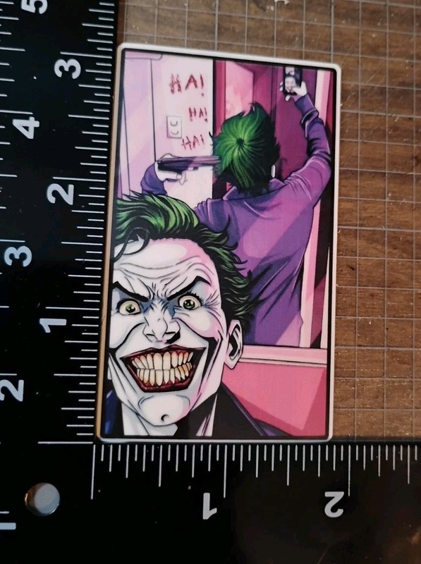 Joker Mirror Selfie Psychopath Humor Vinyl Decal Sticker
