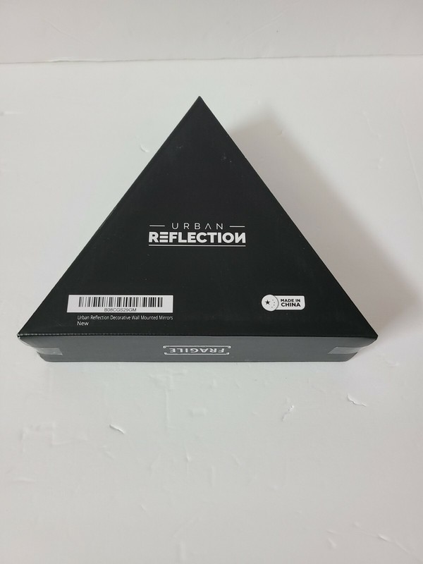 Urban Reflection Decorative Triangle Wall Mounted Mirrors