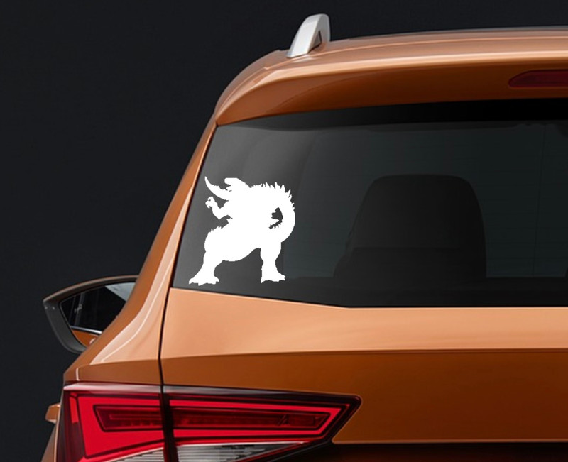 Decal Vinyl Car Truck Sticker - Godzilla Kajui Silhouette3 You Pick Size & Color gallery