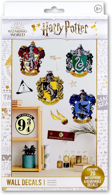 Harry Potter Inspired Wall Stickers 20pcs Wizard Magic Removable Decals Decor