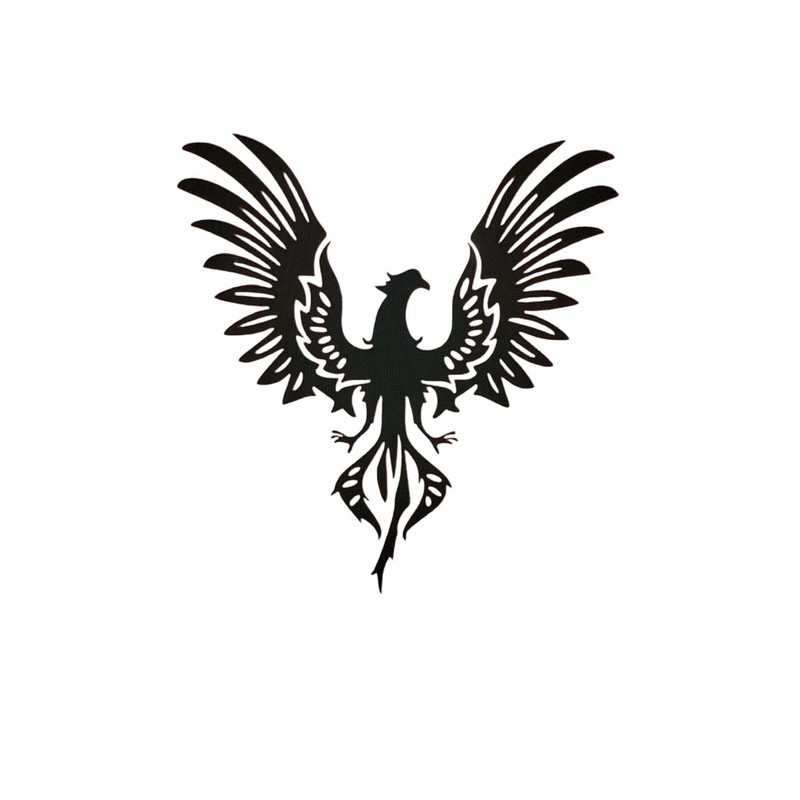 PHOENIX FANTASY BIRD Vinyl Decal for SUV Car Truck Bumper Wall Window laptop gallery