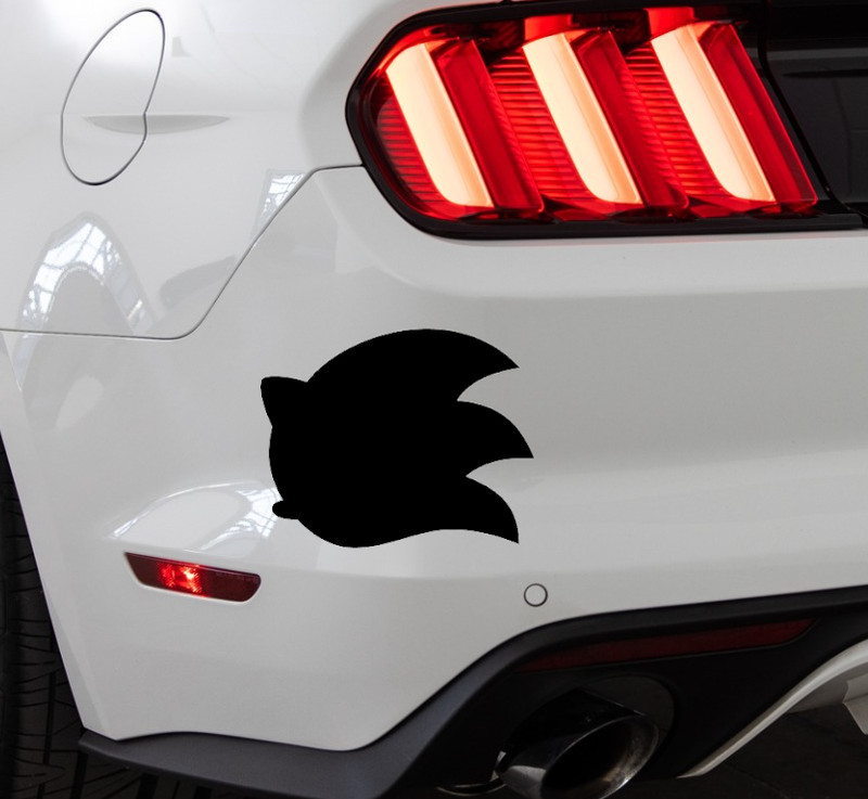 Sonic Icon Super Smash Bros Indoor/Outdoor Matte Black Vinyl Decal 3″x2.4″