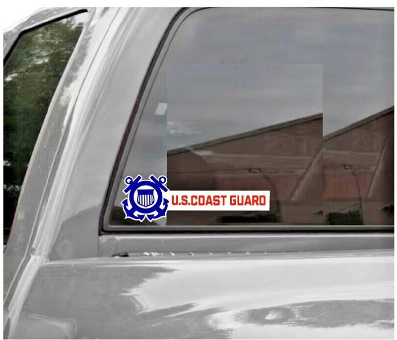 UNITED STATES COAST GUARD EMBLEM VINYL DECAL STICKER USCG