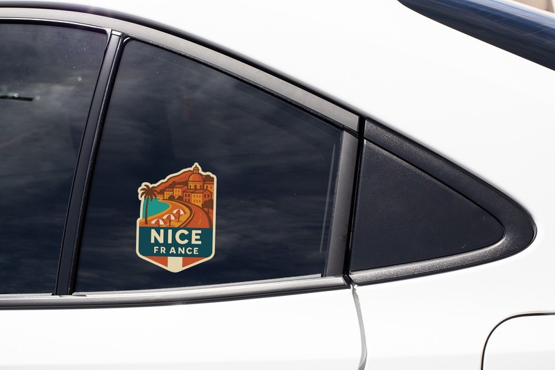 Nice France Sticker Decal Vinyl Die-Cut City Skyline Landmark Design gallery