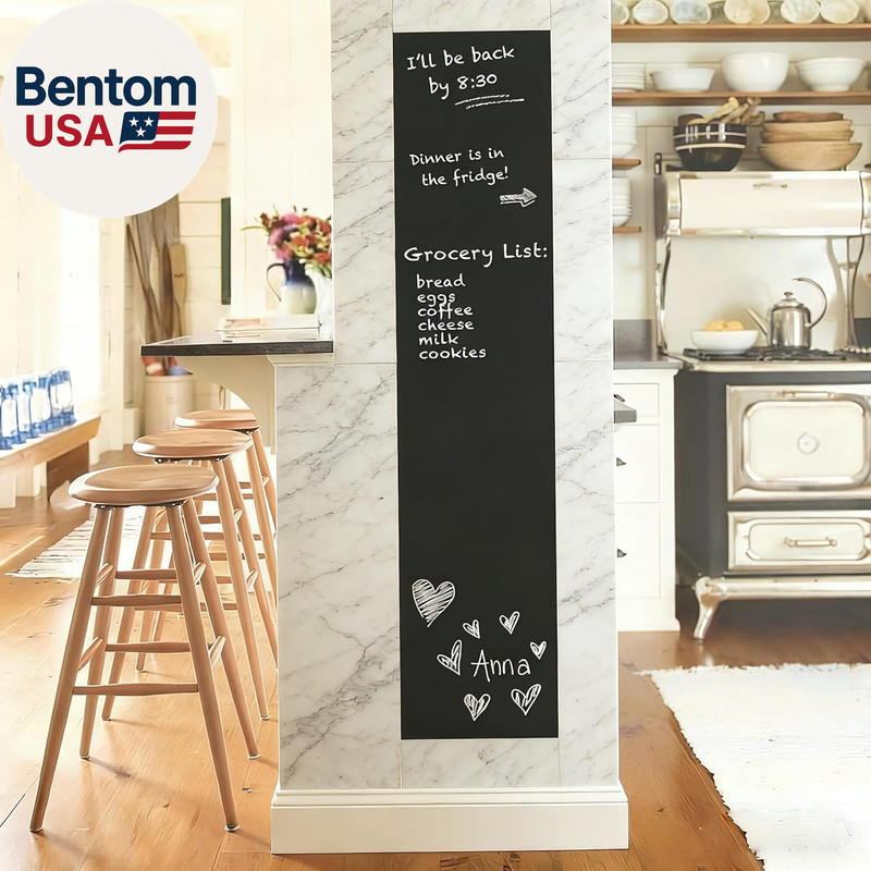 Chalkboard Wall Stickers Blackboard Wall Decals Self Adhesive Removable Reusable gallery