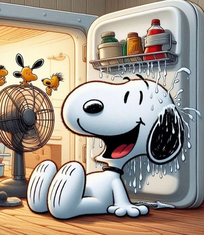 Heat Wave Snoopy Sticker Decal Laptop Wall Mirror Cup Tumblr Locker Bin gallery