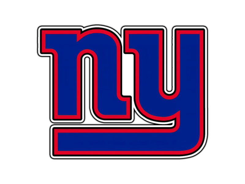 #041 New York Giants NY Logo NFL Waterproof Vinyl Sticker Decal Die-Cut