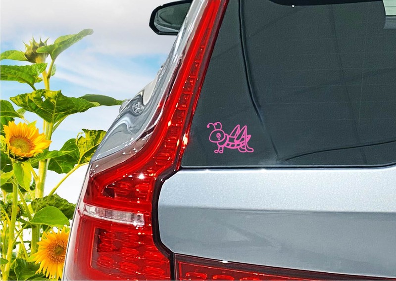 Baby Grasshopper Cricket Sticker Decal Die Cut Cute Bug Insect Kids Wildlife gallery