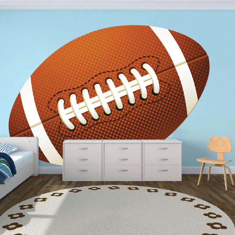 American Football Wall Decal Kid’s Room Sports Decal Football Mural Art, s94