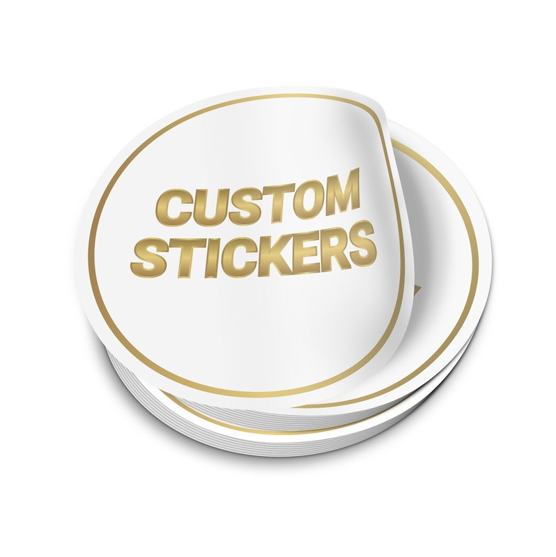 Custom Logo Stickers: Waterproof, UV Resistance, Durable,  Bulk Print
