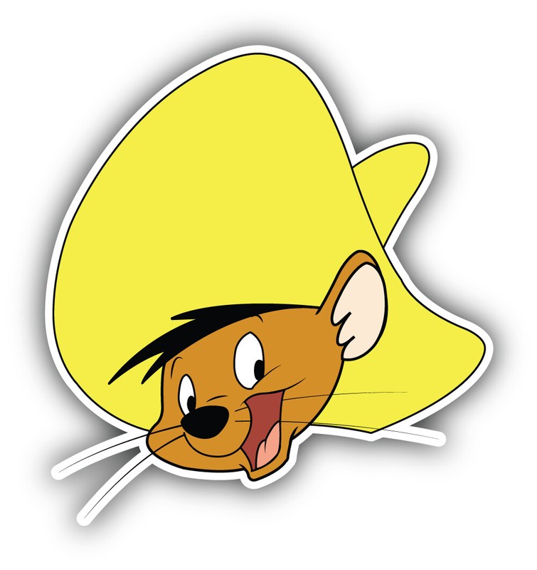 Looney Tunes Cartoon Speedy Gonzales Sticker Bumper Decal – ”SIZES”