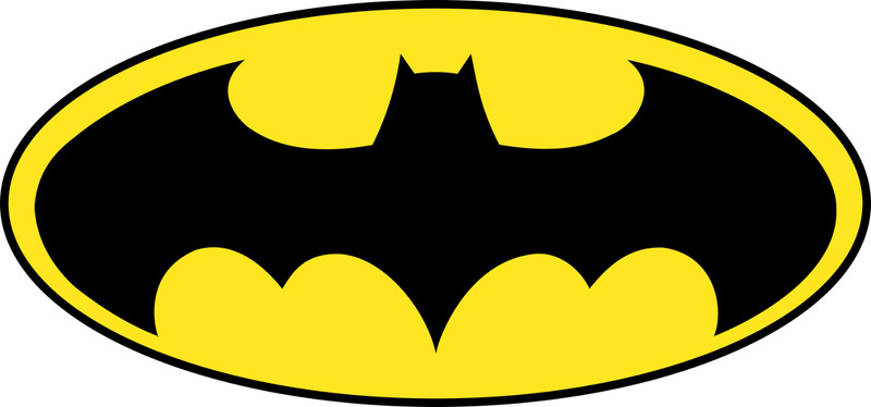 Batman sticker logo dc comics classic retro skate cell laptop bumper vinyl