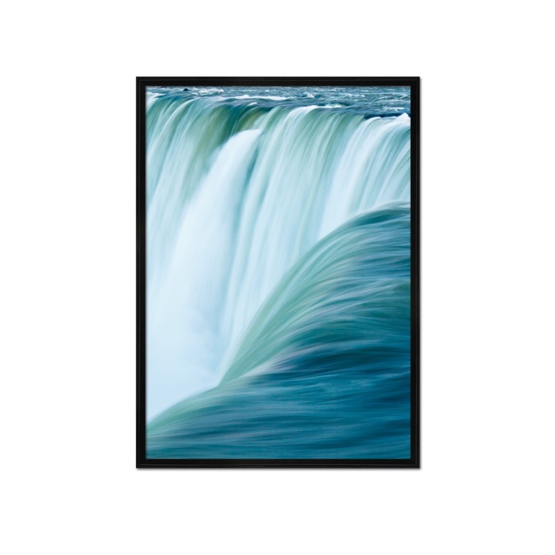 3D Blue Waves Natural 5 Fake Framed Poster Home Decor Print Painting Unique Art gallery