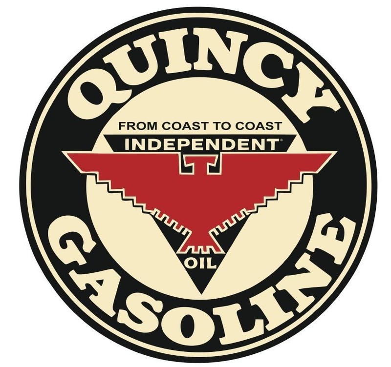 Quincy Gasoline Gas Station Sticker Decal R8468