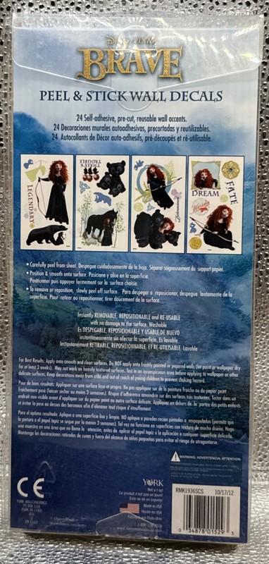 Disney Pixar Brave wall decals gallery
